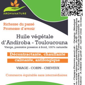 Huile végétale d’andiroba – Touloucouna