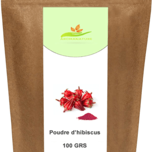Poudre d’hibiscus – Bissap – 100 GRS