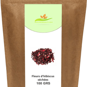 Feuilles d’hibiscus – Bissap Rouge – 100 GRS