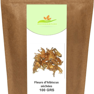 Feuilles d’hibiscus – Bissap blanc – 100 GRS