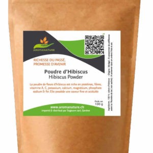 Poudre d’hibiscus – Bissap – 100 GRS