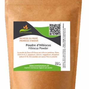 Poudre de d’hibiscus – Bissap – Karkadé 250 GRS