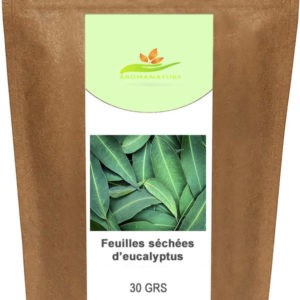 Feuilles d’eucalyptus séchées – 30 grs