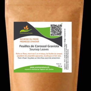 Feuilles de corossol ou Graviola- 50 GRS