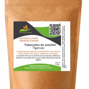Tubercules de souchet – La noix tigrée -1000 grs